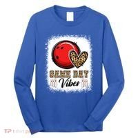 Bleached Bowling Game Day Vibes Bowling Mom Game Day Season Gift Long Sleeve Shirt thumb 0