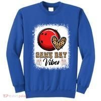 Bleached Bowling Game Day Vibes Bowling Mom Game Day Season Gift Sweatshirt thumb 0