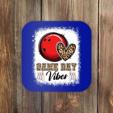 Bleached Bowling Game Day Vibes Bowling Mom Game Day Season Gift Coaster