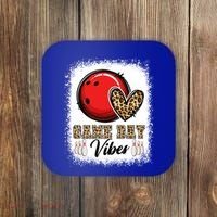Bleached Bowling Game Day Vibes Bowling Mom Game Day Season Gift Coaster thumb 0