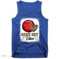 Bleached Bowling Game Day Vibes Bowling Mom Game Day Season Gift Tank Top thumb 0