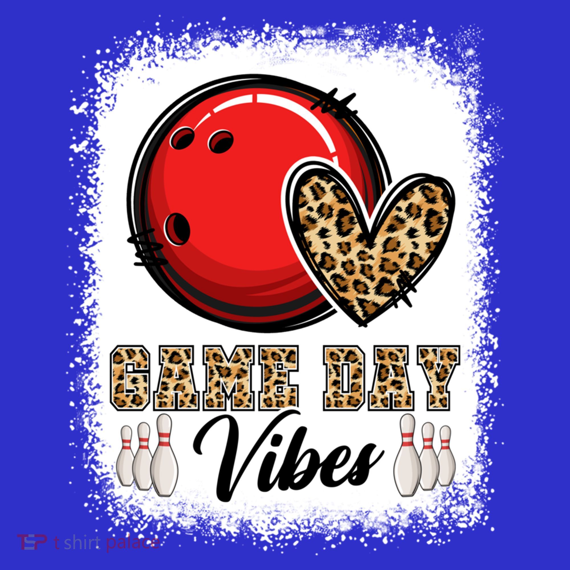 Bleached Bowling Game Day Vibes Bowling Mom Game Day Season Gift Tank Top