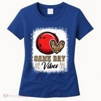 Bleached Bowling Game Day Vibes Bowling Mom Game Day Season Gift Women's T-Shirt thumb 0