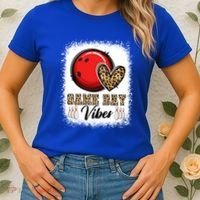 Bleached Bowling Game Day Vibes Bowling Mom Game Day Season Gift Women's T-Shirt thumb 2