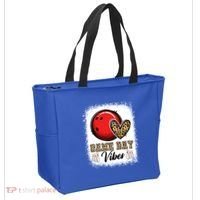 Bleached Bowling Game Day Vibes Bowling Mom Game Day Season Gift Tote Bag thumb 2