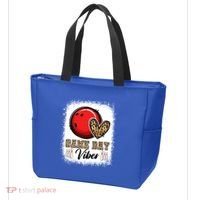 Bleached Bowling Game Day Vibes Bowling Mom Game Day Season Gift Tote Bag thumb 3