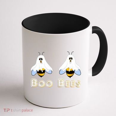 Boo Bees Gift Cute Funny Boobees Halloween Meme Gift Coffee Mug back