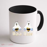 Boo Bees Gift Cute Funny Boobees Halloween Meme Gift Coffee Mug thumb 1