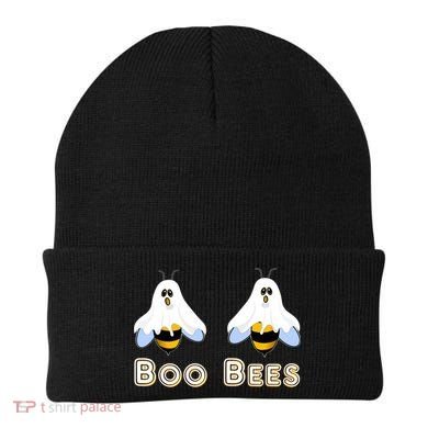 Boo Bees Gift Cute Funny Boobees Halloween Meme Gift Beanie