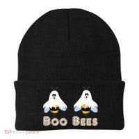 Boo Bees Gift Cute Funny Boobees Halloween Meme Gift Beanie thumb 0