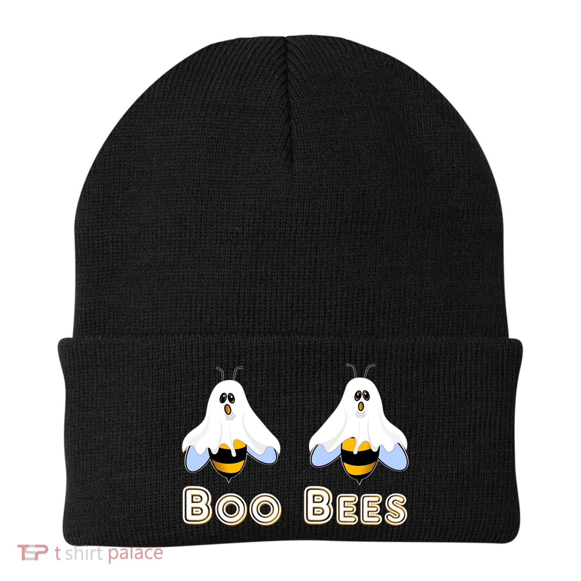 Boo Bees Gift Cute Funny Boobees Halloween Meme Gift Beanie