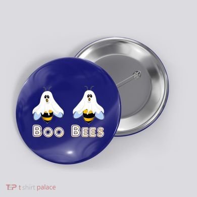 Boo Bees Gift Cute Funny Boobees Halloween Meme Gift Button