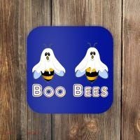 Boo Bees Gift Cute Funny Boobees Halloween Meme Gift Coaster thumb 0