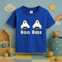 Boo Bees Gift Cute Funny Boobees Halloween Meme Gift Toddler T-Shirt thumb 3