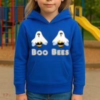 Boo Bees Gift Cute Funny Boobees Halloween Meme Gift Kids Hoodie thumb 3