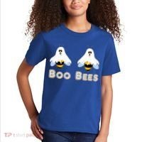 Boo Bees Gift Cute Funny Boobees Halloween Meme Gift Kids T-Shirt thumb 2