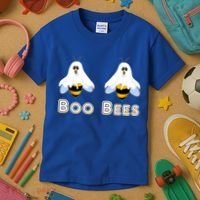 Boo Bees Gift Cute Funny Boobees Halloween Meme Gift Kids T-Shirt thumb 3