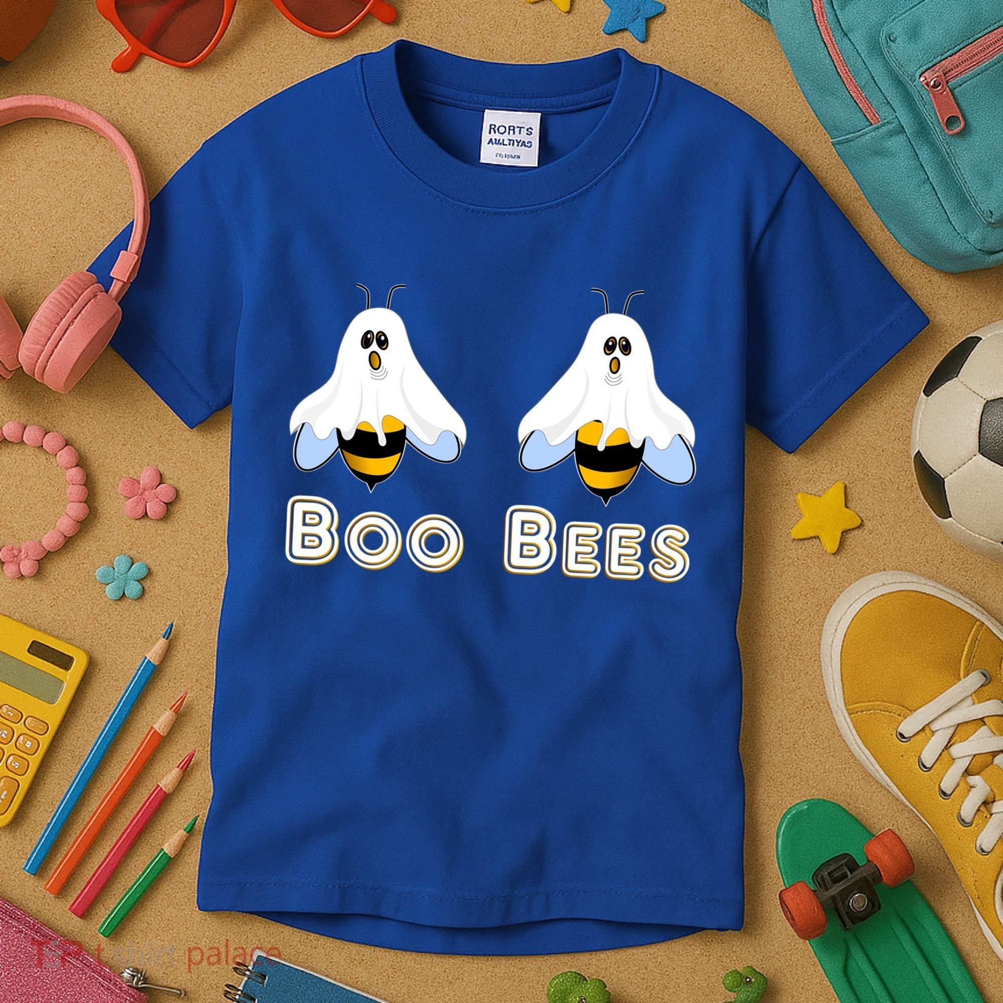 Boo Bees Gift Cute Funny Boobees Halloween Meme Gift Kids T-Shirt