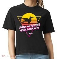 Birds Birdwatching Goes Both Ways They Arent Real Truth Meme Comfort Colors Boxy T-Shirt thumb 0