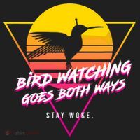 Birds Birdwatching Goes Both Ways They Arent Real Truth Meme Comfort Colors Boxy T-Shirt thumb 3