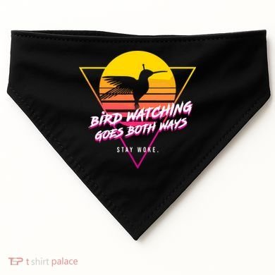 Birds Birdwatching Goes Both Ways They Arent Real Truth Meme USA-Made Doggie Bandana