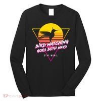 Birds Birdwatching Goes Both Ways They Arent Real Truth Meme Long Sleeve Shirt thumb 0