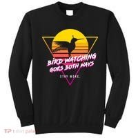 Birds Birdwatching Goes Both Ways They Arent Real Truth Meme Sweatshirt thumb 0