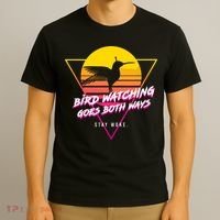 Birds Birdwatching Goes Both Ways They Arent Real Truth Meme T-Shirt thumb 3