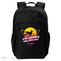 Birds Birdwatching Goes Both Ways They Arent Real Truth Meme Backpack thumb 0