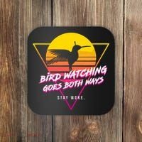 Birds Birdwatching Goes Both Ways They Arent Real Truth Meme Coaster thumb 0