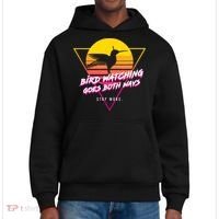Birds Birdwatching Goes Both Ways They Arent Real Truth Meme District V.I.T. Heavyweight Hoodie thumb 0