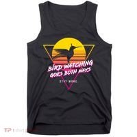 Birds Birdwatching Goes Both Ways They Arent Real Truth Meme Tank Top thumb 0