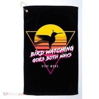 Birds Birdwatching Goes Both Ways They Arent Real Truth Meme Golf Towel thumb 0