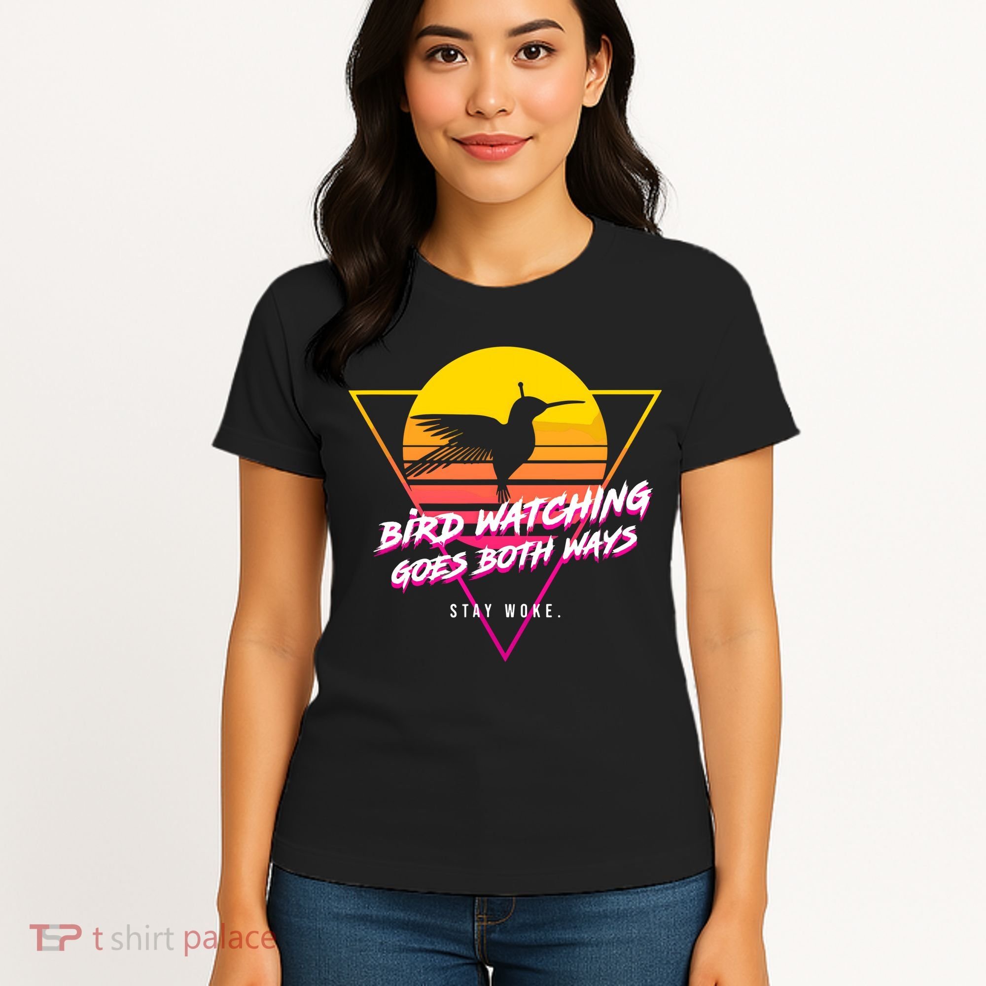 Birds Birdwatching Goes Both Ways They Arent Real Truth Meme Women's T-Shirt