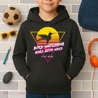 Birds Birdwatching Goes Both Ways They Arent Real Truth Meme Kids Hoodie thumb 2