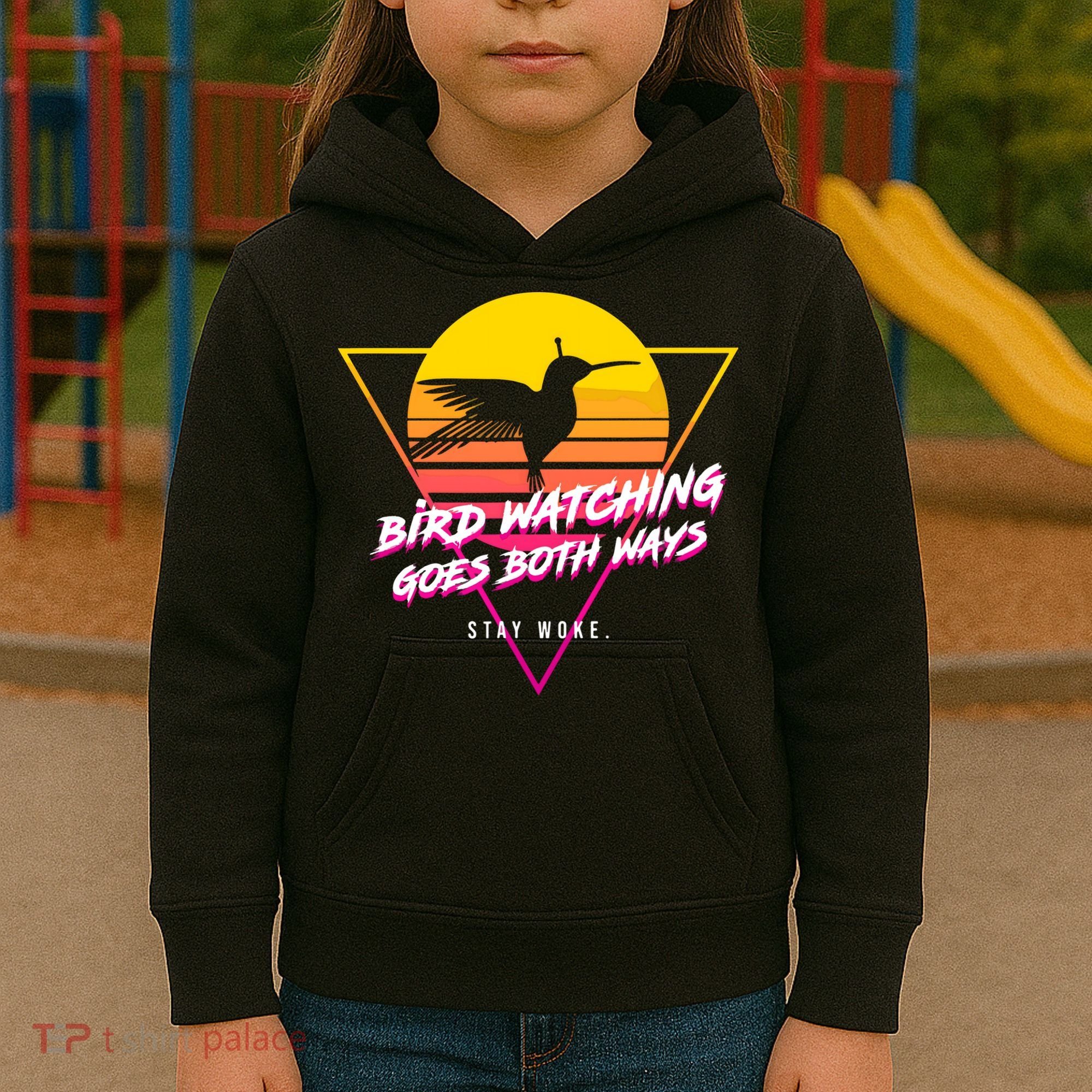 Birds Birdwatching Goes Both Ways They Arent Real Truth Meme Kids Hoodie