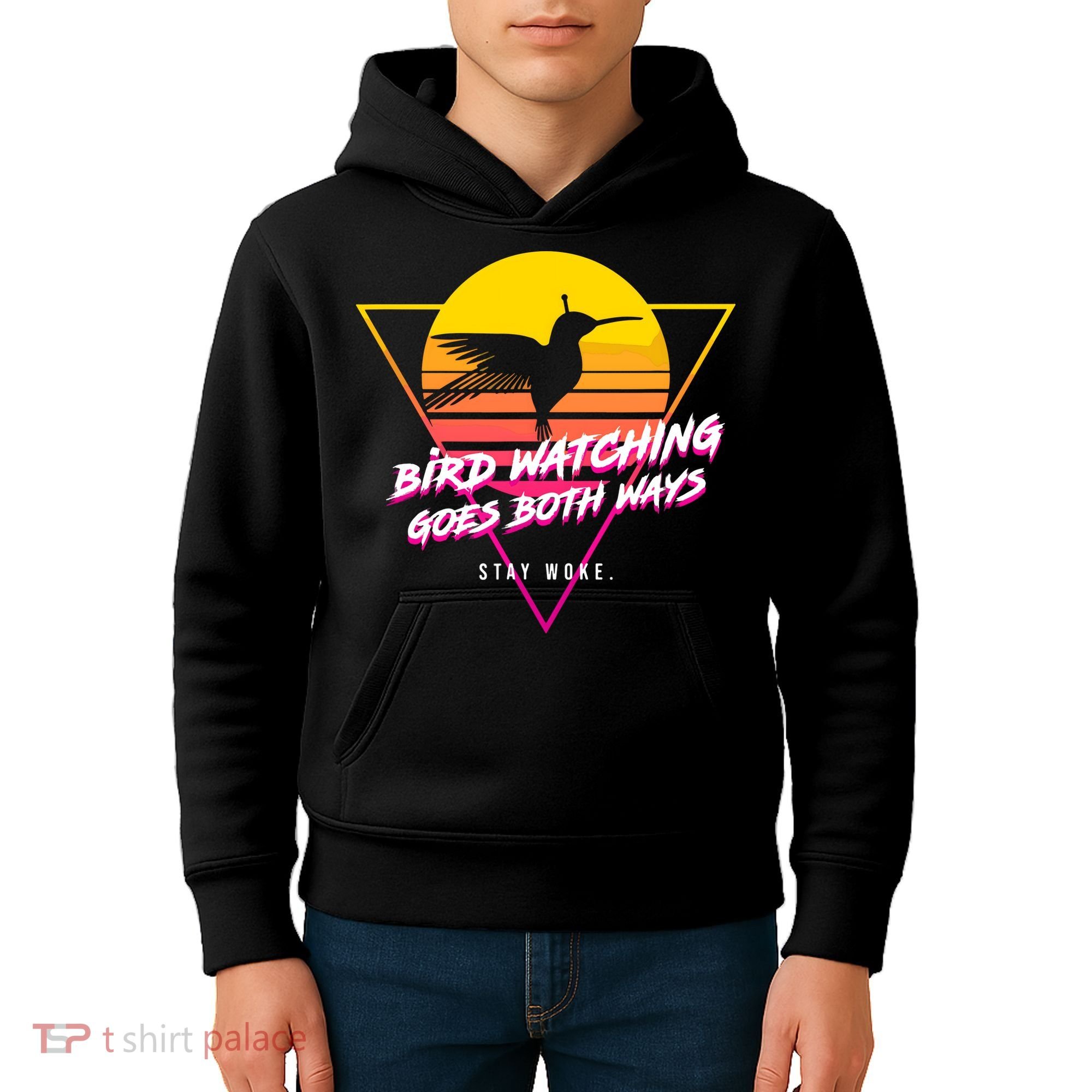 Birds Birdwatching Goes Both Ways They Arent Real Truth Meme Kids Hoodie