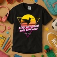 Birds Birdwatching Goes Both Ways They Arent Real Truth Meme Kids T-Shirt thumb 3