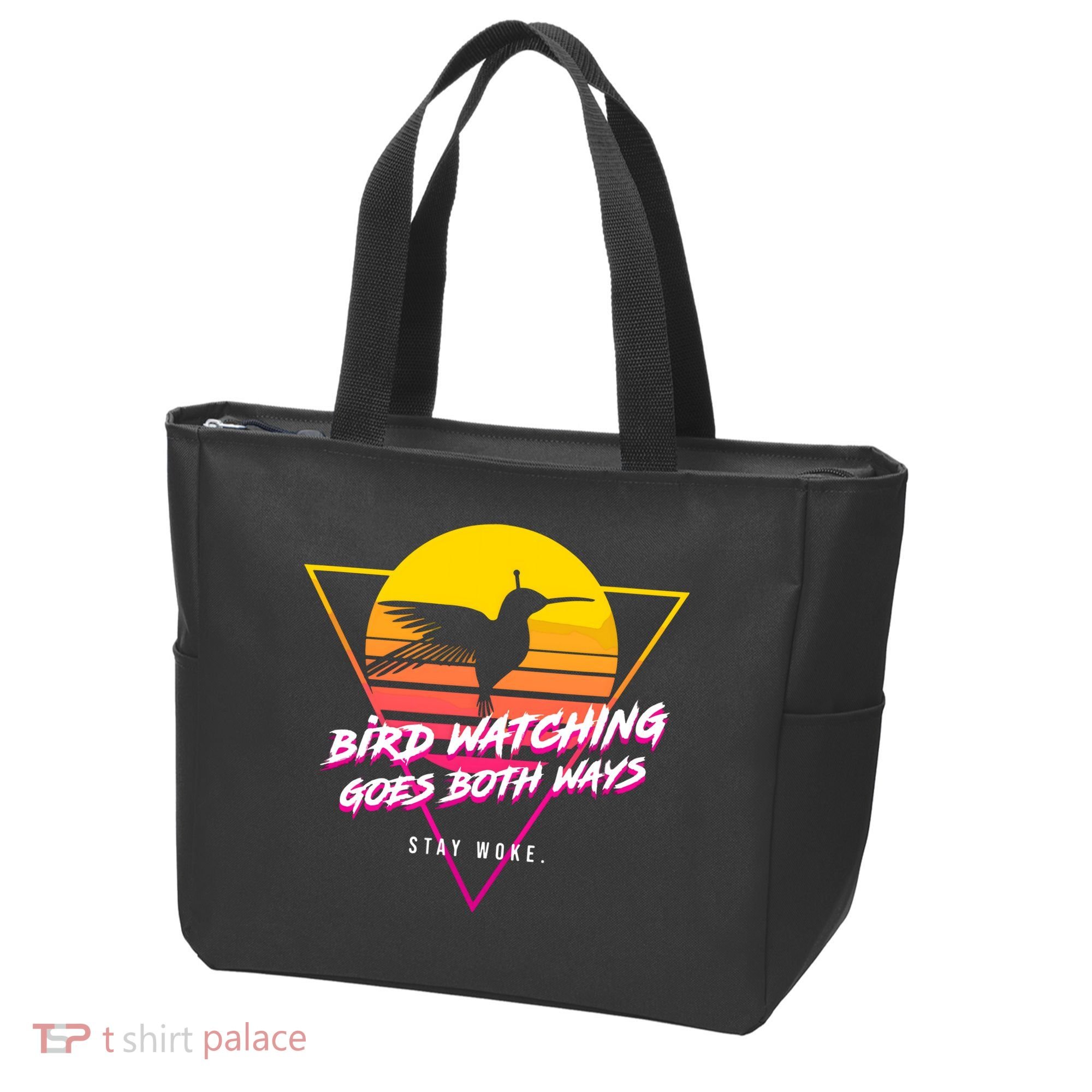 Birds Birdwatching Goes Both Ways They Arent Real Truth Meme Tote Bag