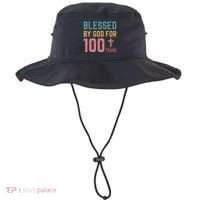 Blessed By God For 100 Years Old Religious Bucket Hat thumb 0