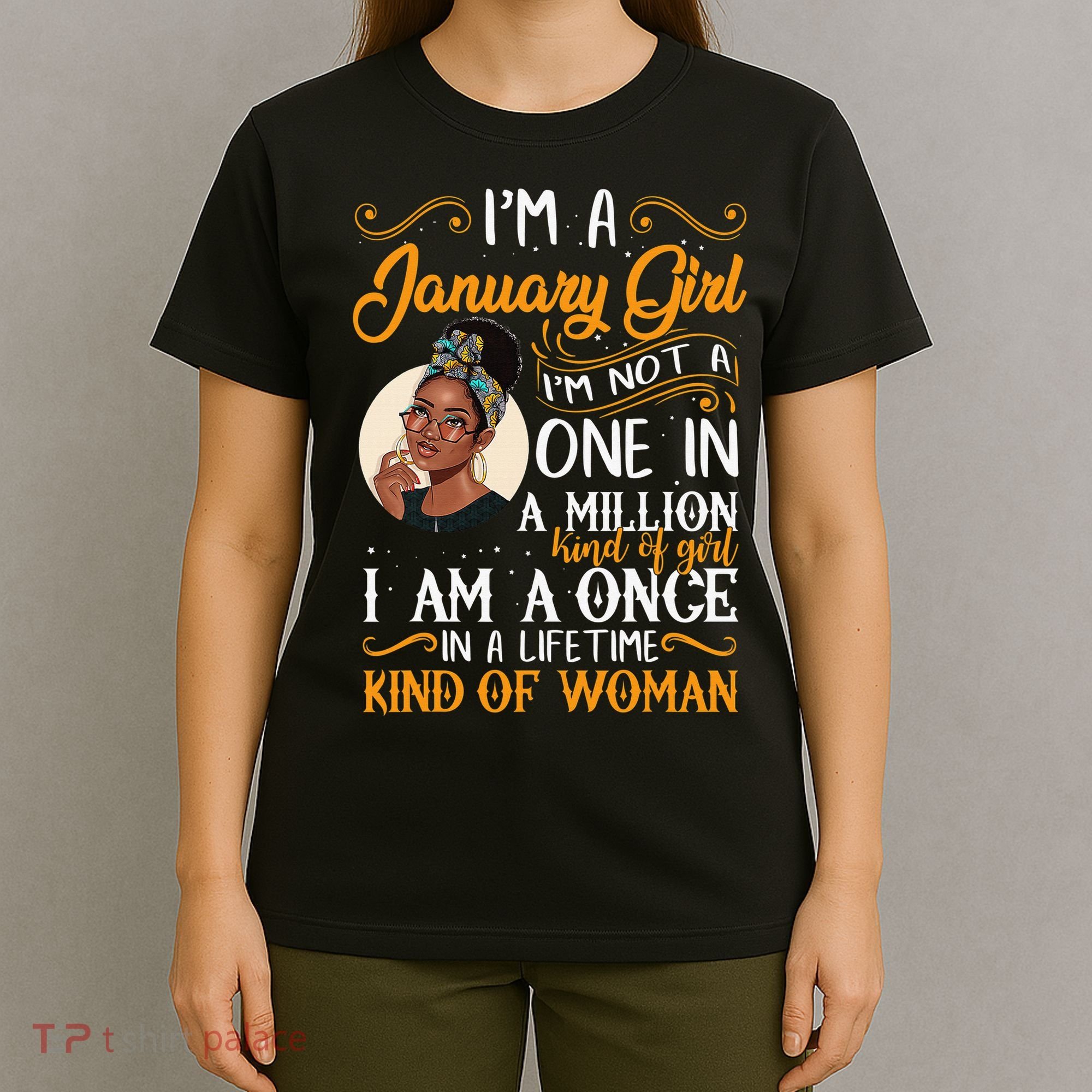 Black  Birthday Gifts Melanin  Capricorn Queen T-Shirt