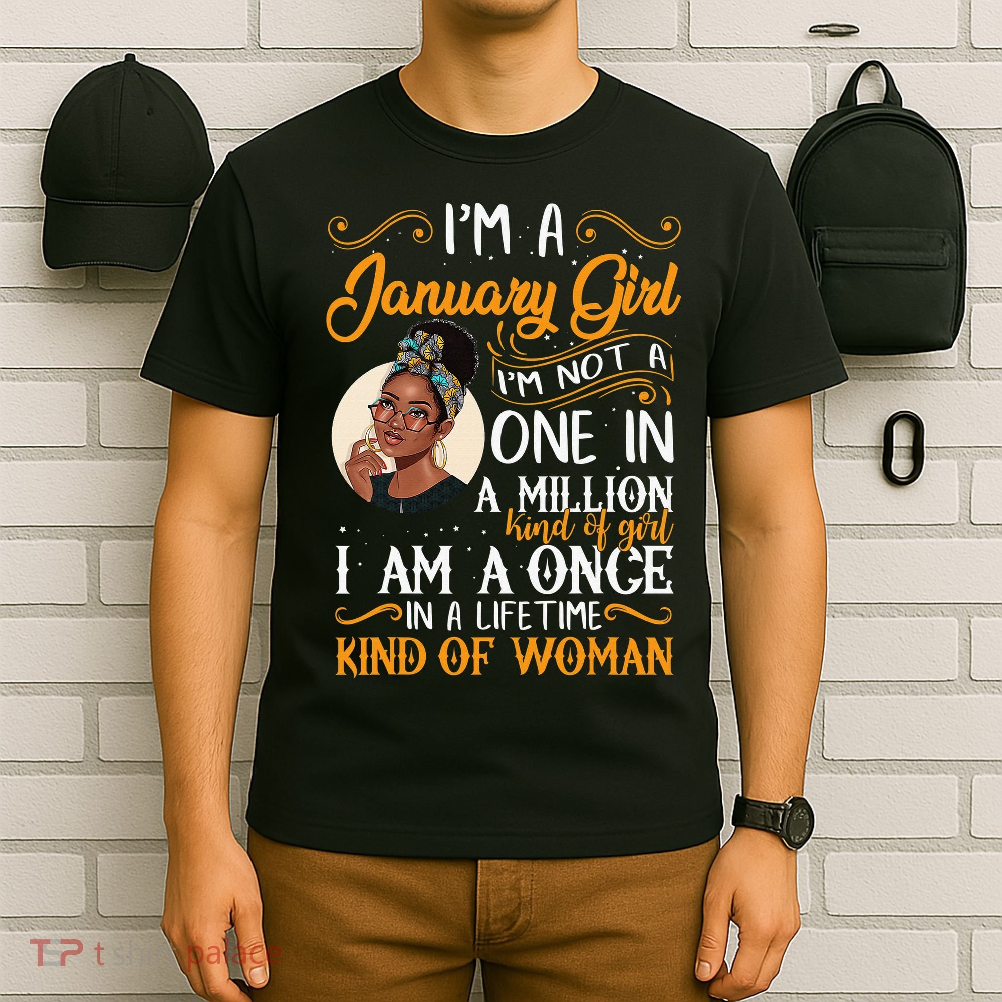 Black  Birthday Gifts Melanin  Capricorn Queen T-Shirt