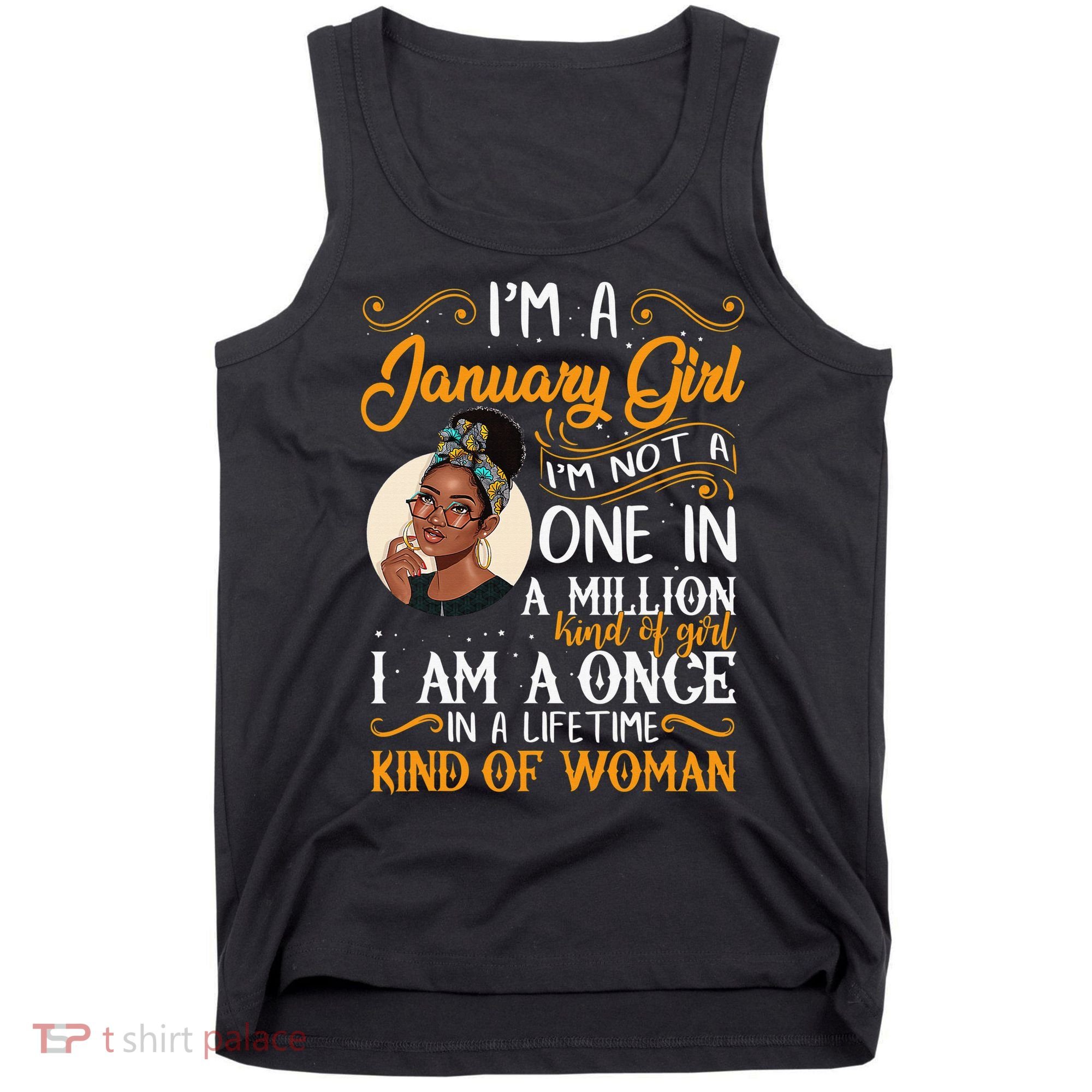 Black  Birthday Gifts Melanin  Capricorn Queen Tank Top