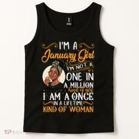 Black  Birthday Gifts Melanin  Capricorn Queen Tank Top thumb 2