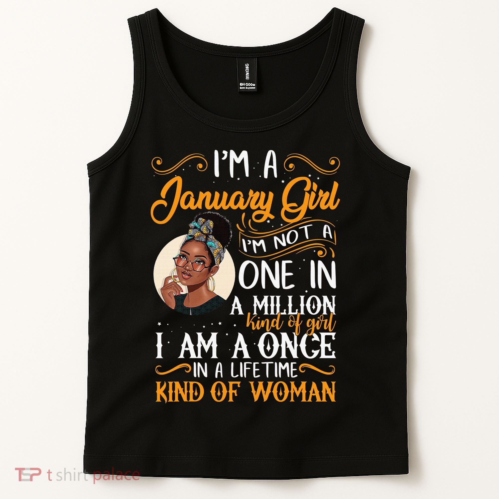 Black  Birthday Gifts Melanin  Capricorn Queen Tank Top