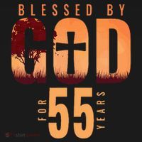 Blessed By God For 55 Years 55th Birthday Religious Theme Baby Bodysuit thumb 2