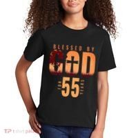 Blessed By God For 55 Years 55th Birthday Religious Theme Kids T-Shirt thumb 2