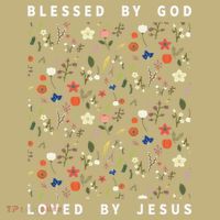 Blessed By God Loved By Jesus Wildflower Christian Long Sleeve Shirt thumb 2