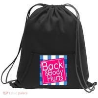 Back & Body Hurts Sweatshirt Cinch Pack Bag thumb 0