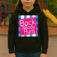 Back & Body Hurts Kids Hoodie thumb 3